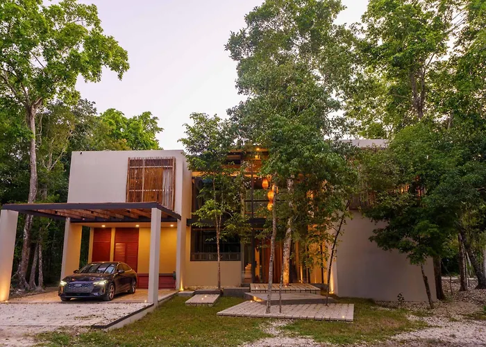 Casa de férias Luxury Jungle Retreat - 4 Bedroom With Private Pool And Cenote - Fits 14 Puerto Morelos