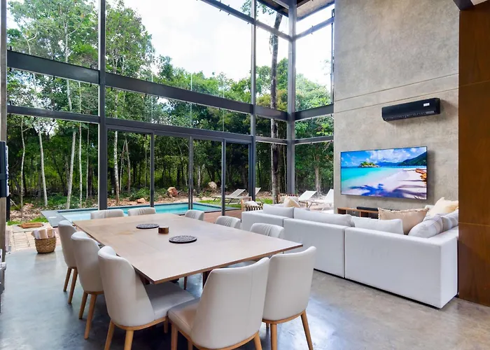 Casa de férias Luxury Jungle Retreat - 4 Bedroom With Private Pool And Cenote - Fits 14