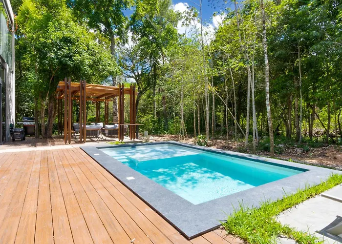 Luxury Jungle Retreat - 4 Bedroom With Private Pool And Cenote - Fits 14