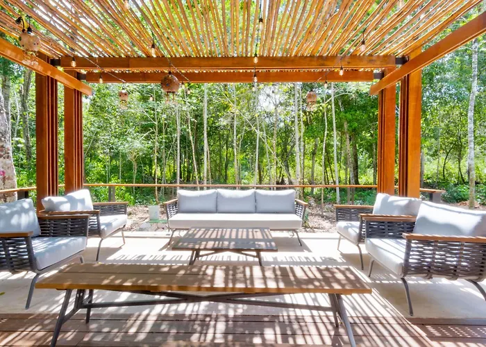 Luxury Jungle Retreat - 4 Bedroom With Private Pool And Cenote - Fits 14 Casa de férias Puerto Morelos