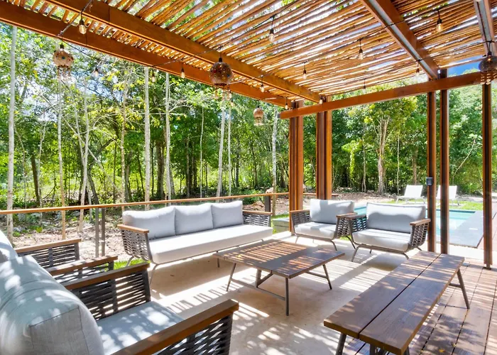 Luxury Jungle Retreat - 4 Bedroom With Private Pool And Cenote - Fits 14 Casa de férias *
