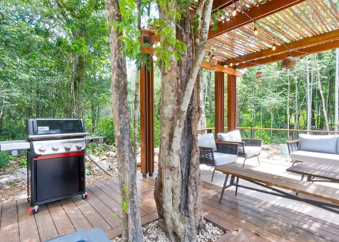 Casa de férias Luxury Jungle Retreat - 4 Bedroom With Private Pool And Cenote - Fits 14 Puerto Morelos