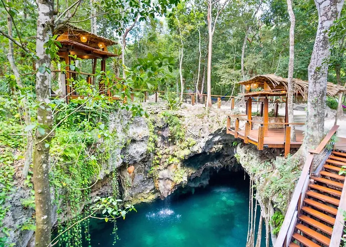 Luxury Jungle Retreat - 4 Bedroom With Private Pool And Cenote - Fits 14 * Puerto Morelos