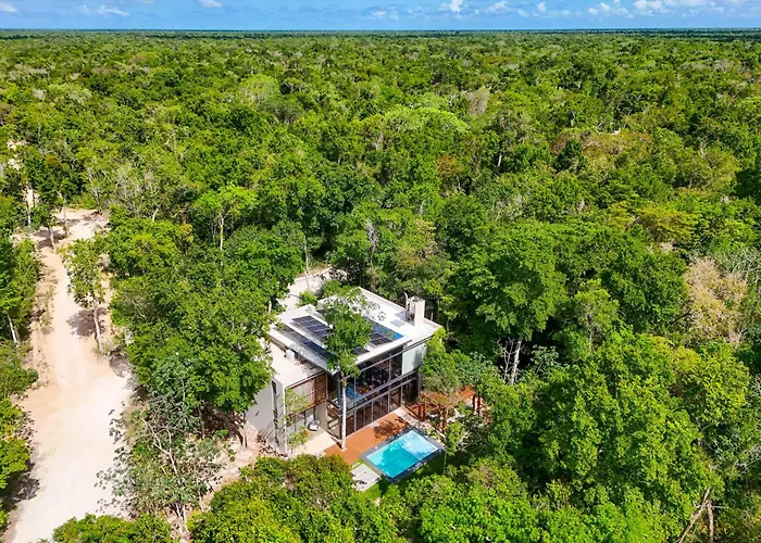Luxury Jungle Retreat - 4 Bedroom With Private Pool And Cenote - Fits 14 Casa de férias Puerto Morelos
